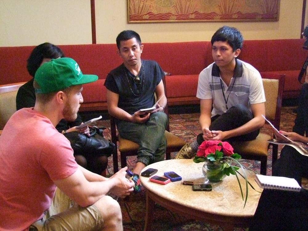 Mike Posner interview at Java Soulnation Festival in Jakarta, Indonesia on 9/24/11
kaymori.com
 Mike Posner interview at Java Soulnation Festival in Jakarta, Indonesia on 9/24/11
kaymori.com