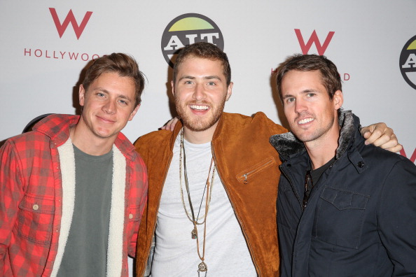 Jef Holm, Mike Posner, and T.R. Gourley at The ALTimate Rooftop Christmas Party - Hollywood, CA 12/10/13
 Jef Holm, Mike Posner, and T.R. Gourley at The ALTimate Rooftop Christmas Party - Hollywood, CA 12/10/13