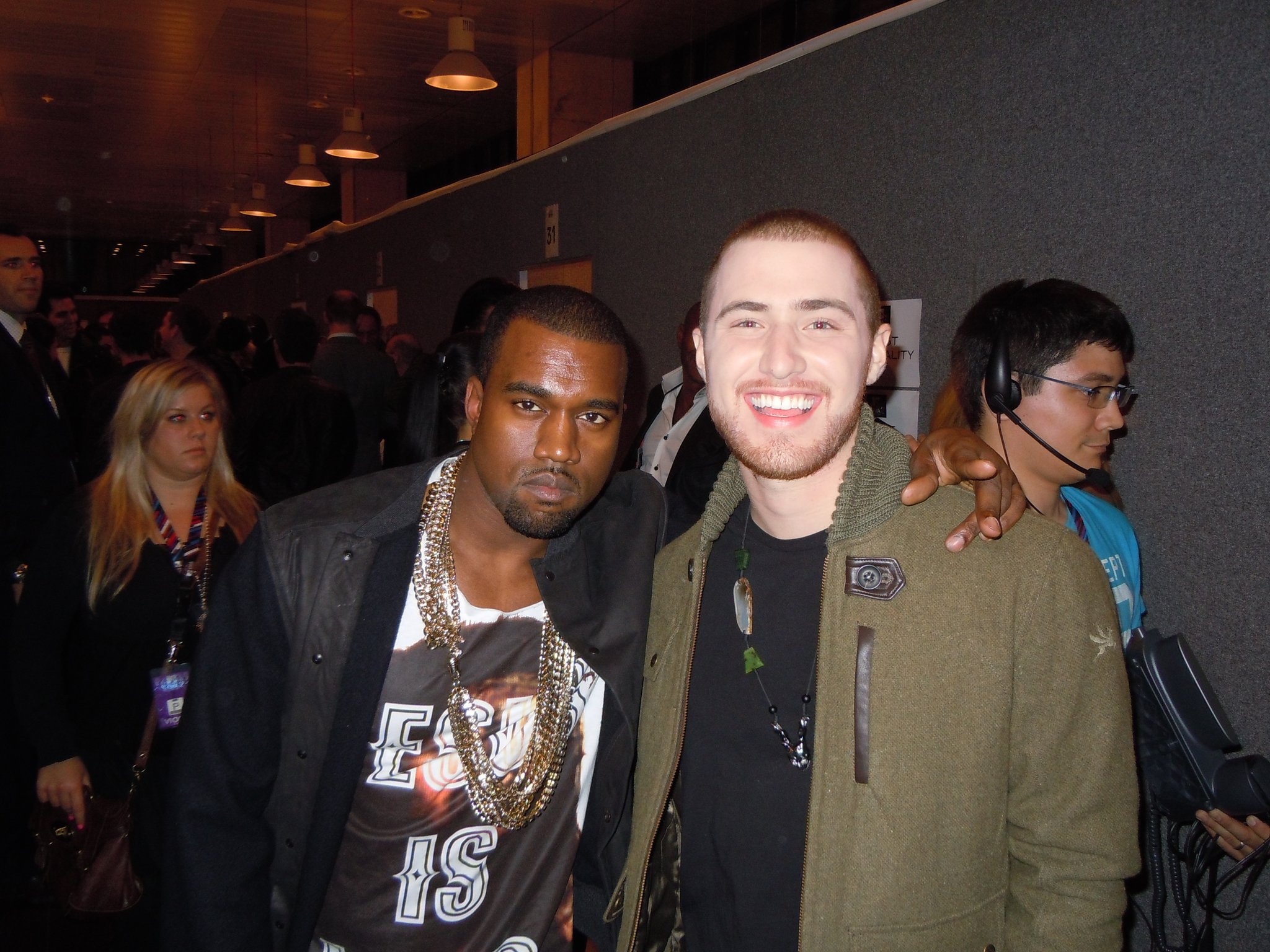 Mike Posner and Kanye West - MTV Europe Music Awards 2010
