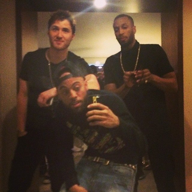 Mike Posner with SayItAintTone and friend in Las Vegas, NV 5/25/14
Instagram @sayitaint
 Mike Posner with SayItAintTone and friend in Las Vegas, NV 5/25/14
Instagram @sayitaint