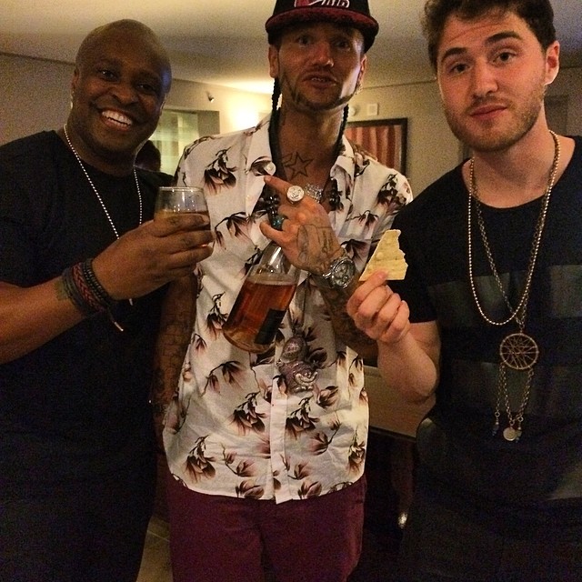Mike Posner with RiFF RAFF and friend in Las Vegas, NV 5/25/14
Instagram @youngwalt1
 Mike Posner with RiFF RAFF and friend in Las Vegas, NV 5/25/14
Instagram @youngwalt1