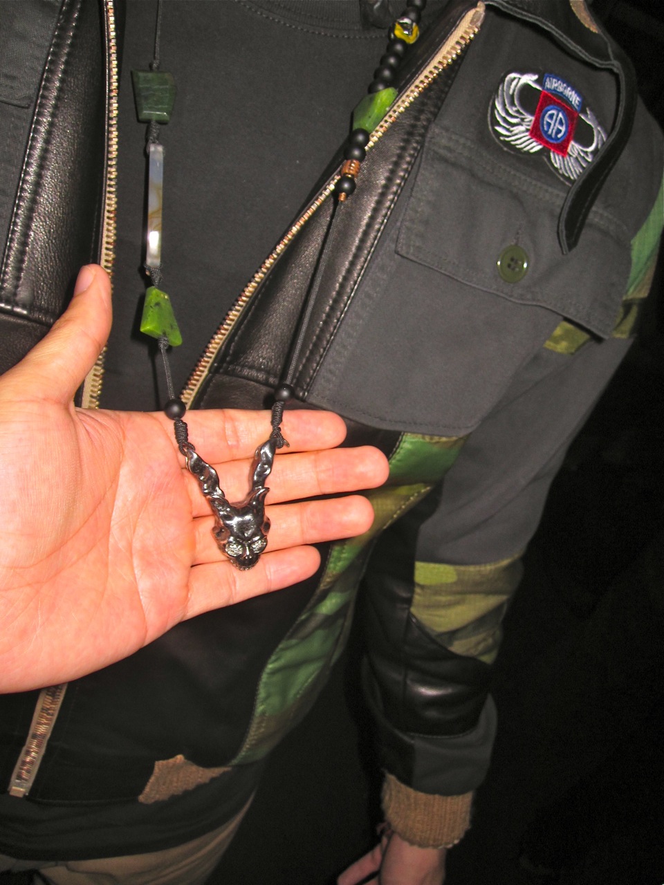 Mike Posner's Frank the Rabbit necklace - Inspired by Donnie Darko 2010
