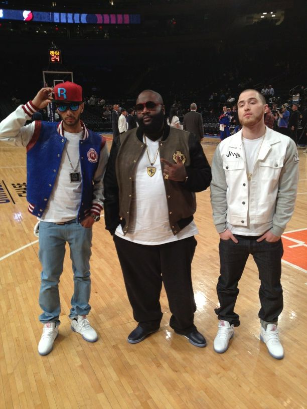 Swizz Beatz, Rick Ross and Mike Posner - Madison Square Garden 3/14/12

