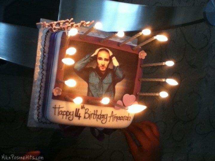 Maarah's Mike Posner Birthday Cake - 7/10/11
