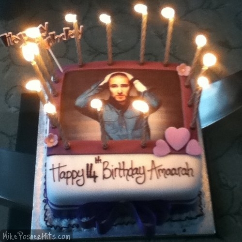 Maarah's Mike Posner Birthday Cake - 7/10/11
