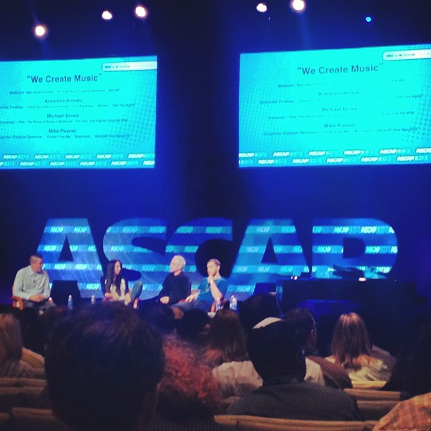 Marc Emert-Hutner, Antonina Armato, Michael Brook, and Mike Posner panelists for the "We Create Music" at the ASCAP "I Create Music" EXPO 2013
Photo by Jamie McLaughlin
instagram.com/jamiemc123
 Marc Emert-Hutner, Antonina Armato, Michael Brook, and Mike Posner panelists for the "We Create Music" at the ASCAP "I Create Music" EXPO 2013
Photo by Jamie McLaughlin
instagram.com/jamiemc123