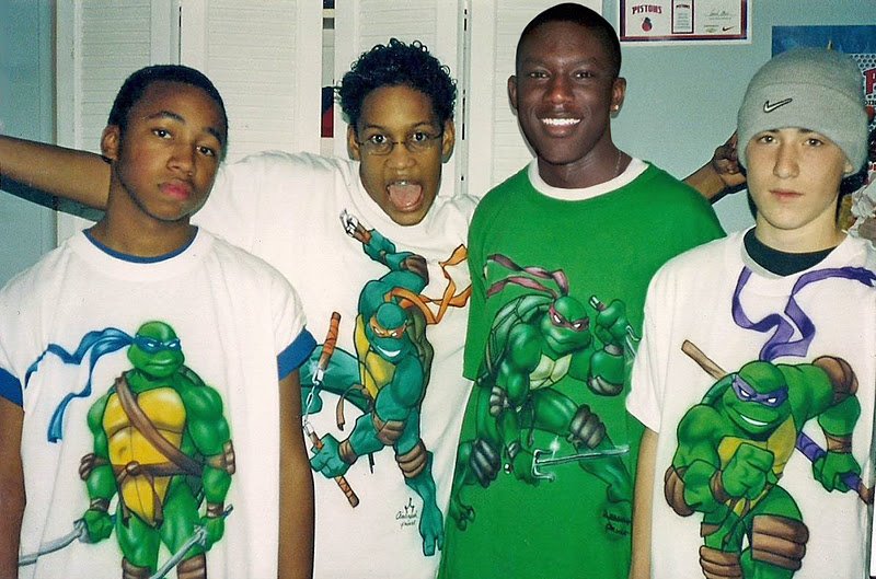 Mike Posner with Friends - 17 yrs old
