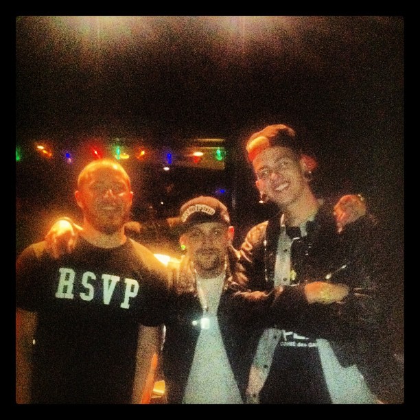 Mike Posner, Benji Madden and T. Mills 9/7/12
Photo by T. Mills

