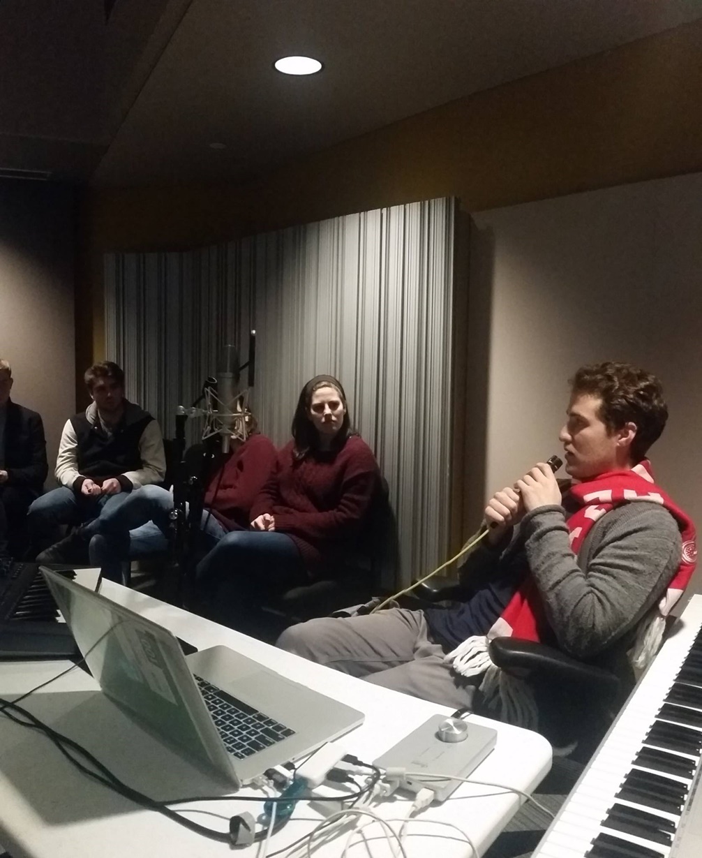 Mike Posner visiting with students at Berklee College of Music in Boston, MA March 30, 2015
facebook.com/BerkleeSWD
 Mike Posner visiting with students at Berklee College of Music in Boston, MA March 30, 2015
facebook.com/BerkleeSWD