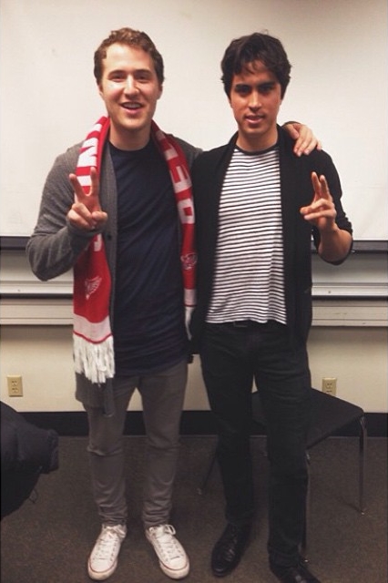 Mike Posner visiting with students at Berklee College of Music in Boston, MA March 30, 2015
instagram.com/johann.beach
 Mike Posner visiting with students at Berklee College of Music in Boston, MA March 30, 2015
instagram.com/johann.beach