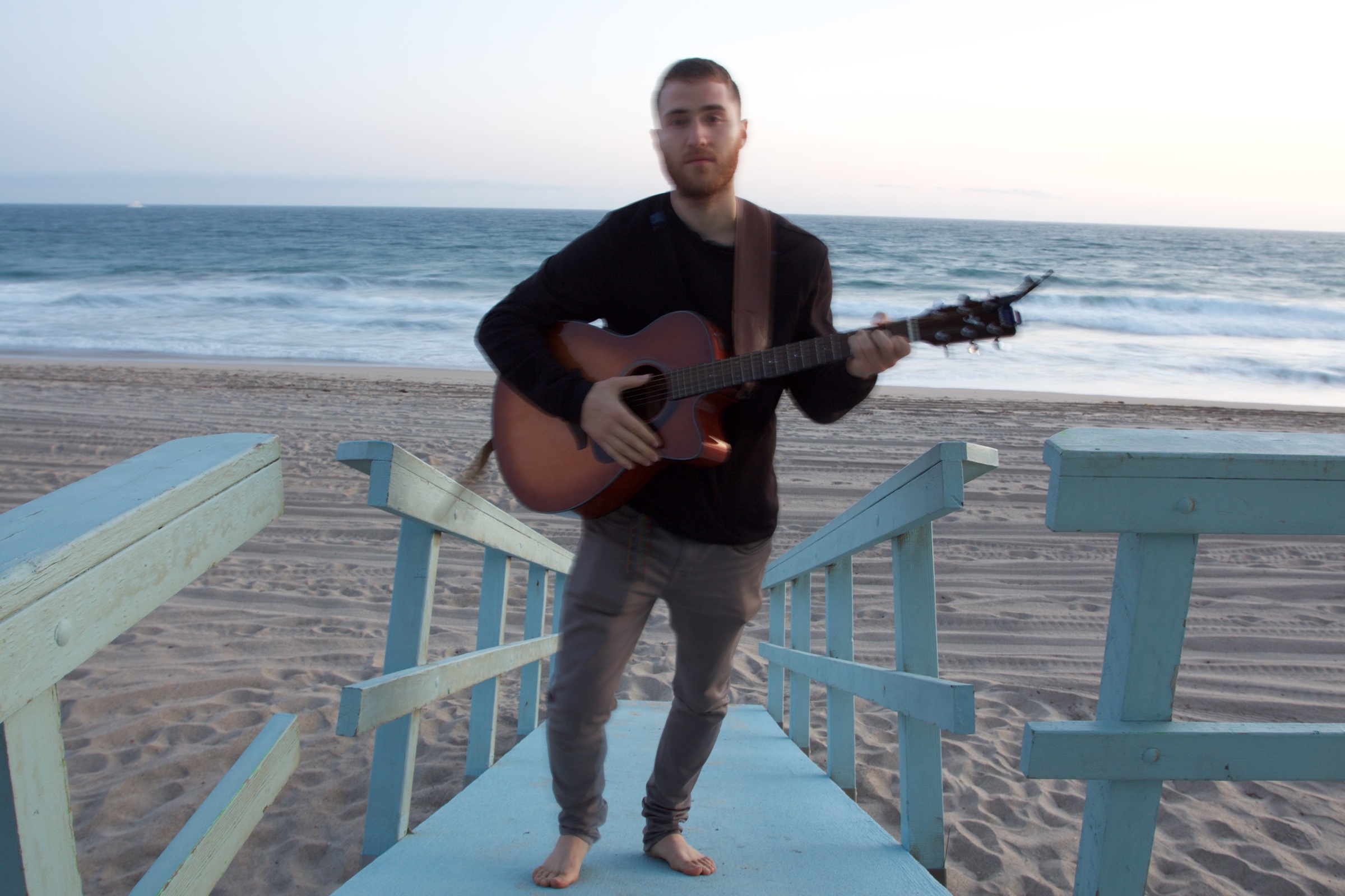 Mike Posner on a beach in California around June 2015
Photo by Adam Friedman
MikePosner.com
