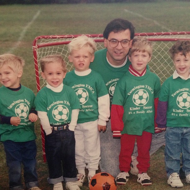 Mike Posner as a little soccer player when he was a young boy (2nd from the right)
Photo by Mike Posner
instagram.com/mikeposner
