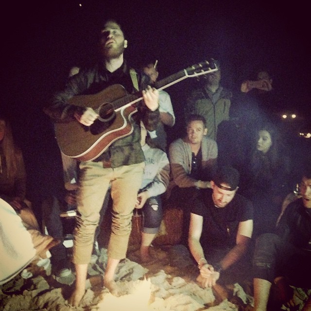 Mike Posner singing by a campfire at Flying Point Beach in Southampton, NY June 10, 2015
instagram.com/lawrencelui
 Mike Posner singing by a campfire at Flying Point Beach in Southampton, NY June 10, 2015
instagram.com/lawrencelui