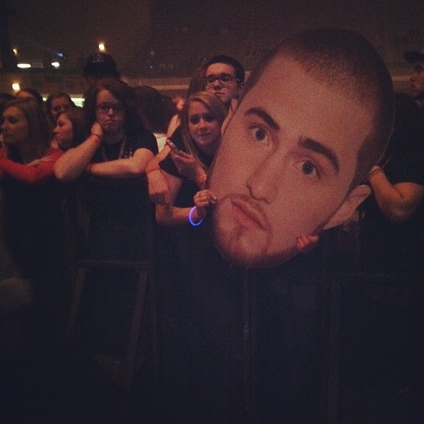 Fans at the Mike Posner concert at IU East 4/18/12
