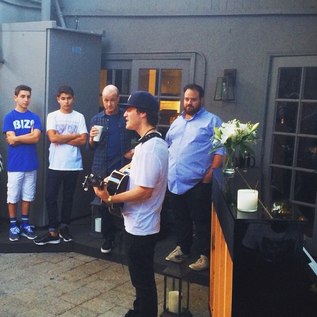 Mike Posner performing at Nick Jonas' album listening party in Los Angeles, CA Aug 23, 2014
instagram.com/jaggerwalk
