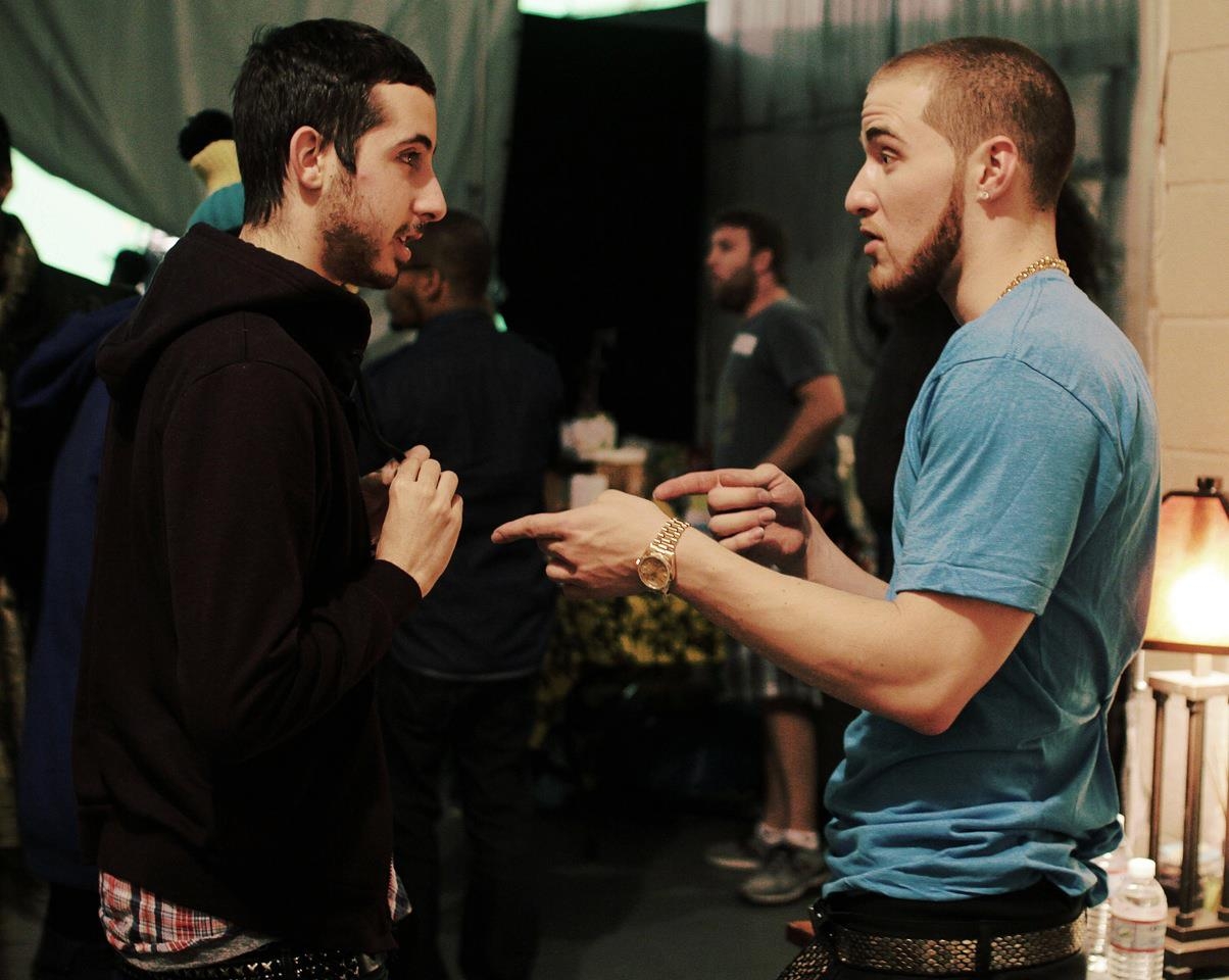 Producer Mason "MdL" Levy and Mike Posner
