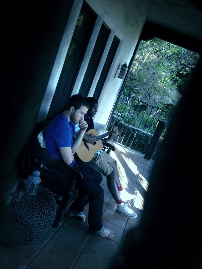 Mike Posner and Labrinth at Mike's home - Los Angeles, CA 2/26/13
Photo by Labrinth
 Mike Posner and Labrinth at Mike's home - Los Angeles, CA 2/26/13
Photo by Labrinth