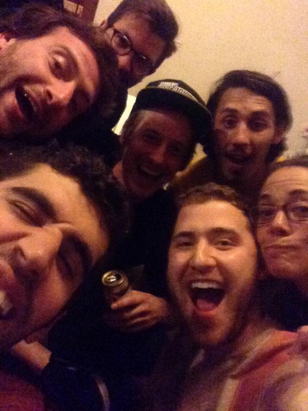 Mike Posner with friends back home in Michigan May 7, 2015
twitter.com/MikePosner
