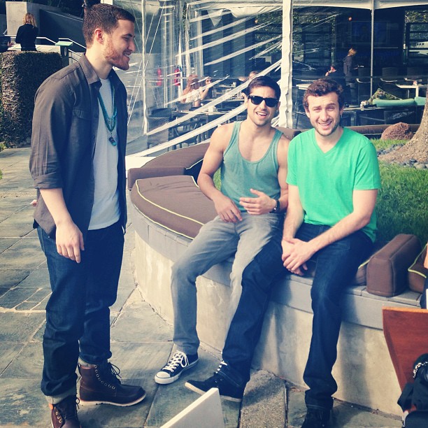 Mike Posner with Milo Frank and a friend 3/17/2013
instagram.com/milofrank
Mike Posner with Milo Frank and a friend 3/17/2013
instagram.com/milofrank