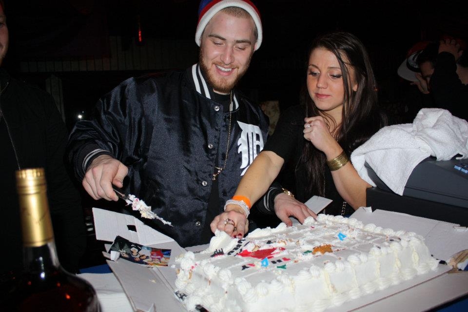 Mike Posner and his Birthday cake at The Roxxy
facebook.com/q102philly
 Mike Posner and his Birthday cake at The Roxxy
facebook.com/q102philly