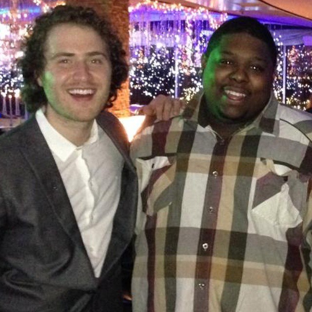 Mike Posner with a fan at his Mom's Birthday celebration at the Roostertail in Detroit, MI January 18, 2015
instagram.com/lotta__loot
