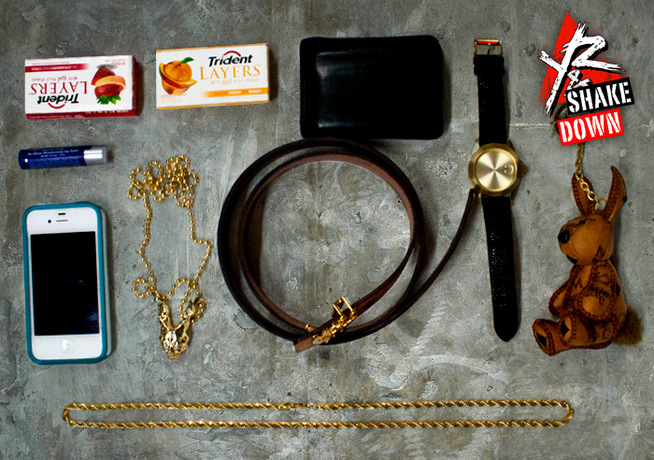 Mike Posner's belongings 1/17/12
youngandreckless.com
