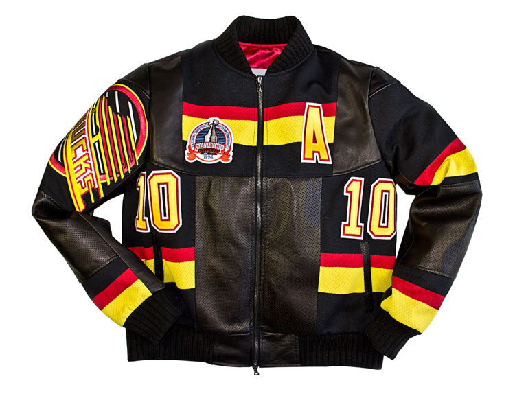 NHL's Pavel Bure - Jacket is Reworked from an Authentic Vintage Jersey
DrRomanelli.com
