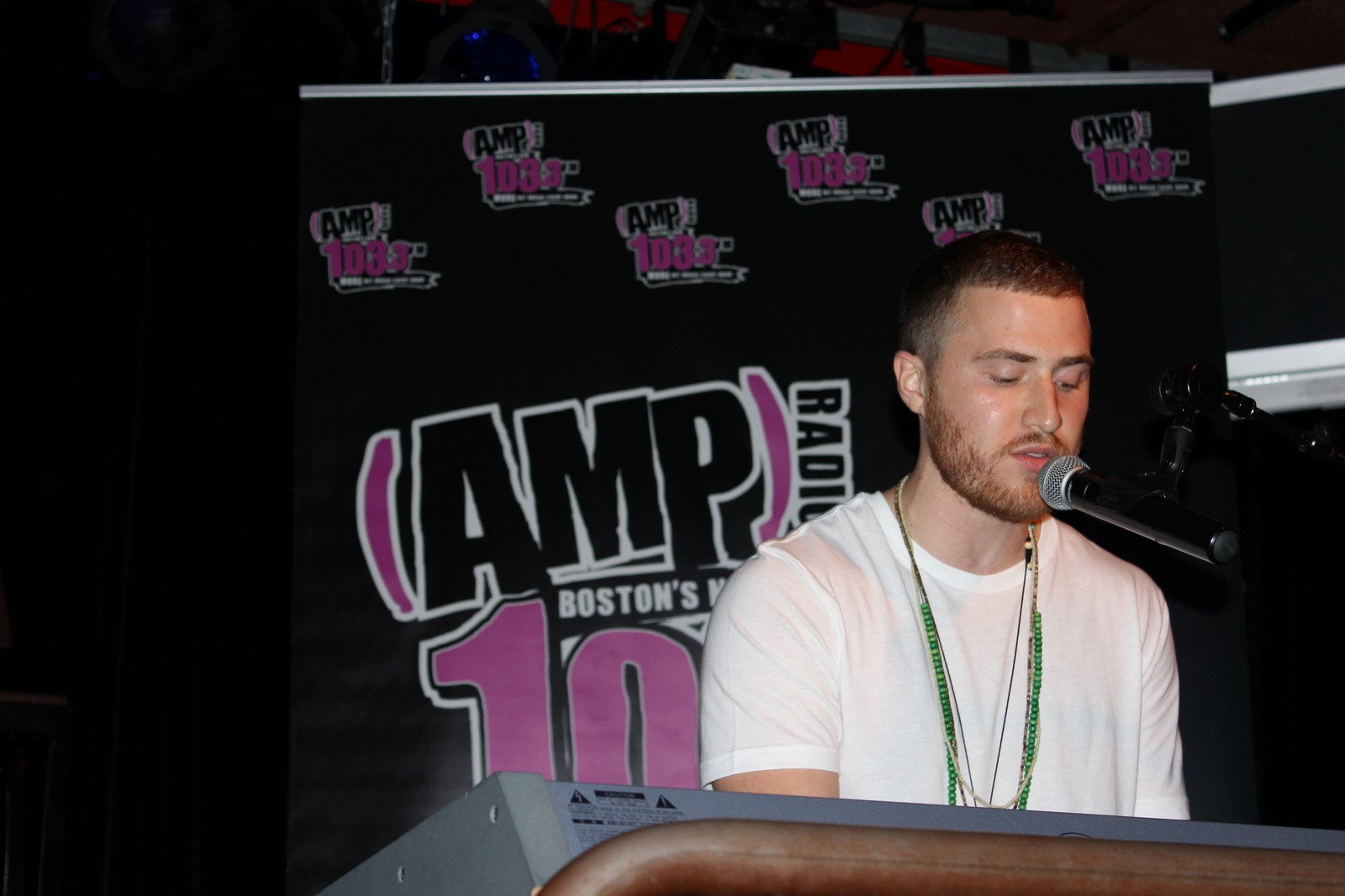 Mike Posner performing at the 103.3 AMP Radio Believe Tour Pre-Party in Boston, MA 7/20/13
1033ampradio.cbslocal.com
Mike Posner performing at the 103.3 AMP Radio Believe Tour Pre-Party in Boston, MA 7/20/13
1033ampradio.cbslocal.com