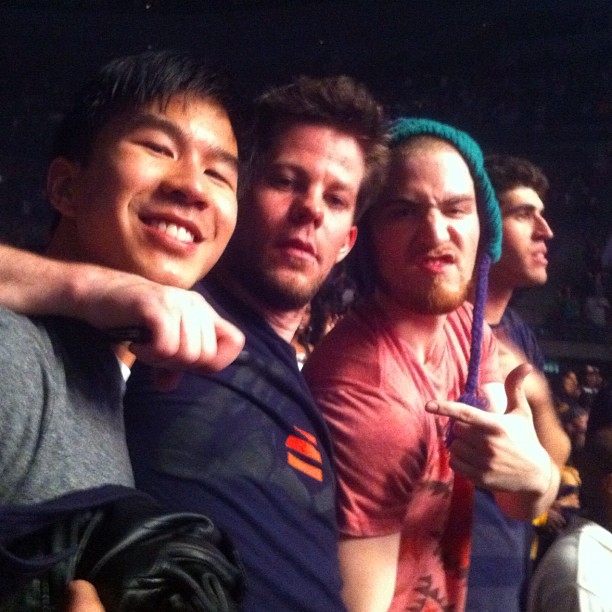 Mike Posner with friends at Jay Z & Kanye West - Watch The Throne Tour - The Palace of Auburn Hills - Auburn Hills, MI 11/26/11
Instagram @ryanclarkdoyle
 Mike Posner with friends at Jay Z & Kanye West - Watch The Throne Tour - The Palace of Auburn Hills - Auburn Hills, MI 11/26/11
Instagram @ryanclarkdoyle