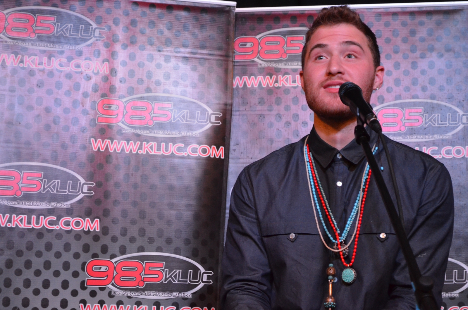Mike Posner at 98.5 KLUC radio station - Las Vegas, NV 1/22/14
kluc.cbslocal.com
 Mike Posner at 98.5 KLUC radio station - Las Vegas, NV 1/22/14
kluc.cbslocal.com
