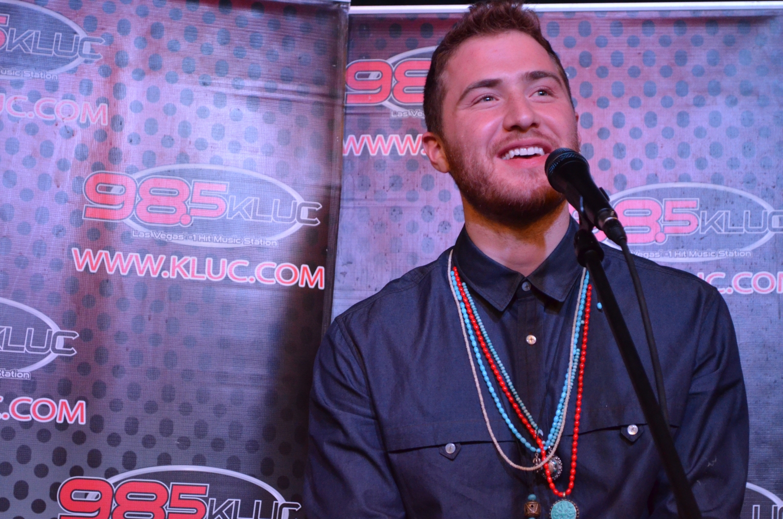 Mike Posner at 98.5 KLUC radio station - Las Vegas, NV 1/22/14
kluc.cbslocal.com
 Mike Posner at 98.5 KLUC radio station - Las Vegas, NV 1/22/14
kluc.cbslocal.com