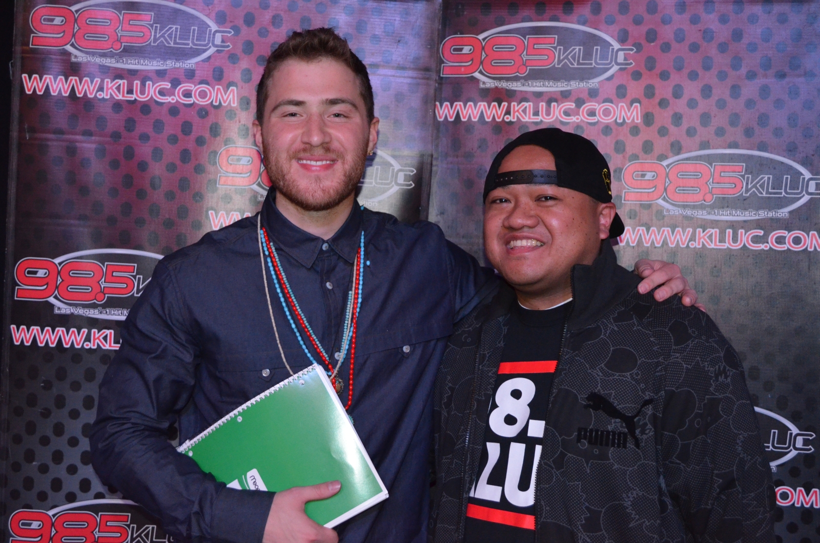 Mike Posner at 98.5 KLUC radio station - Las Vegas, NV 1/22/14
kluc.cbslocal.com
 Mike Posner at 98.5 KLUC radio station - Las Vegas, NV 1/22/14
kluc.cbslocal.com
