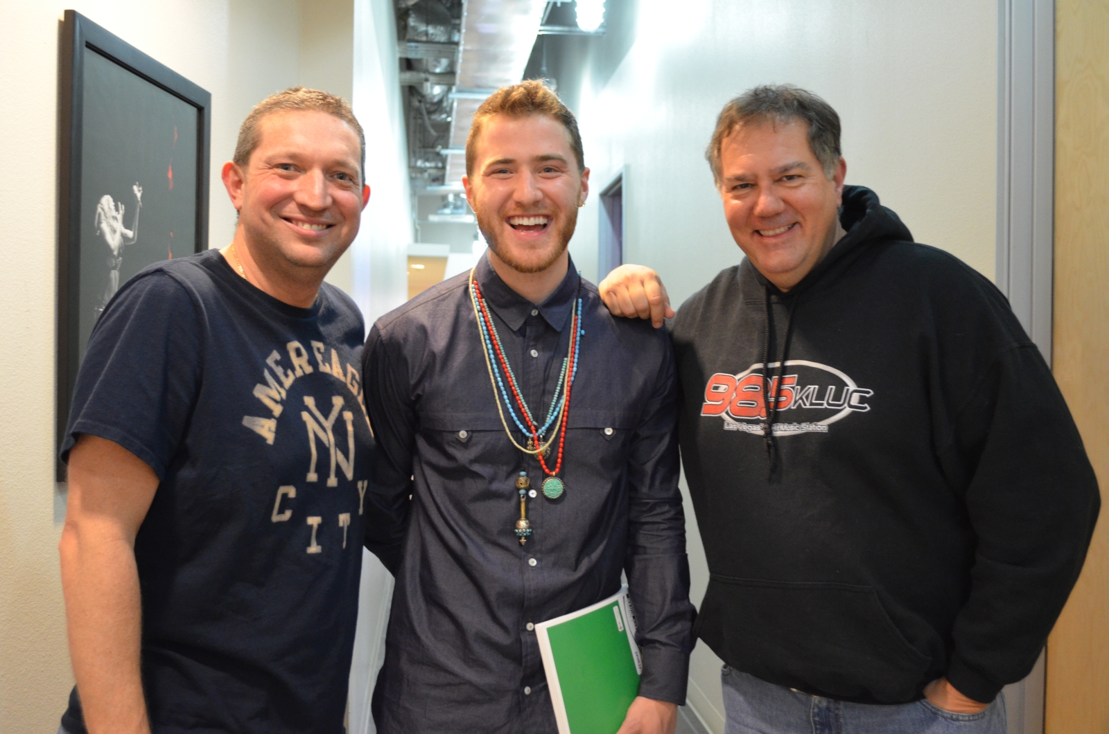 Mike Posner at 98.5 KLUC radio station - Las Vegas, NV 1/22/14
kluc.cbslocal.com
 Mike Posner at 98.5 KLUC radio station - Las Vegas, NV 1/22/14
kluc.cbslocal.com