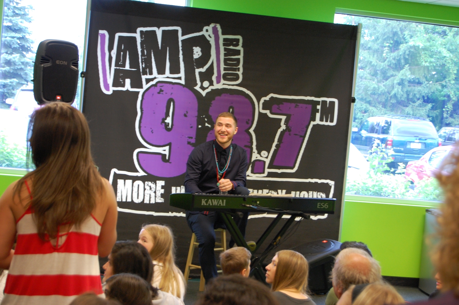 Mike Posner at 98.7 FM AMP Radio's Switch Party - Southfield, MI 7/29/13
987ampradio.cbslocal.com
 Mike Posner at 98.7 FM AMP Radio's Switch Party - Southfield, MI 7/29/13
987ampradio.cbslocal.com