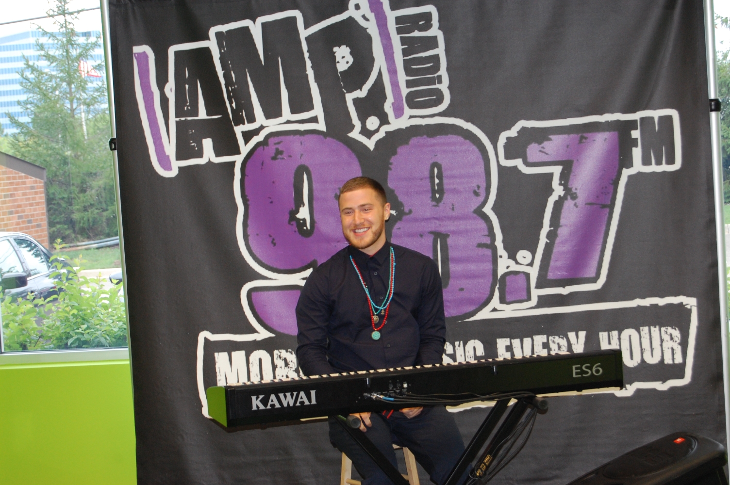 Mike Posner at 98.7 FM AMP Radio's Switch Party - Southfield, MI 7/29/13
987ampradio.cbslocal.com
 Mike Posner at 98.7 FM AMP Radio's Switch Party - Southfield, MI 7/29/13
987ampradio.cbslocal.com