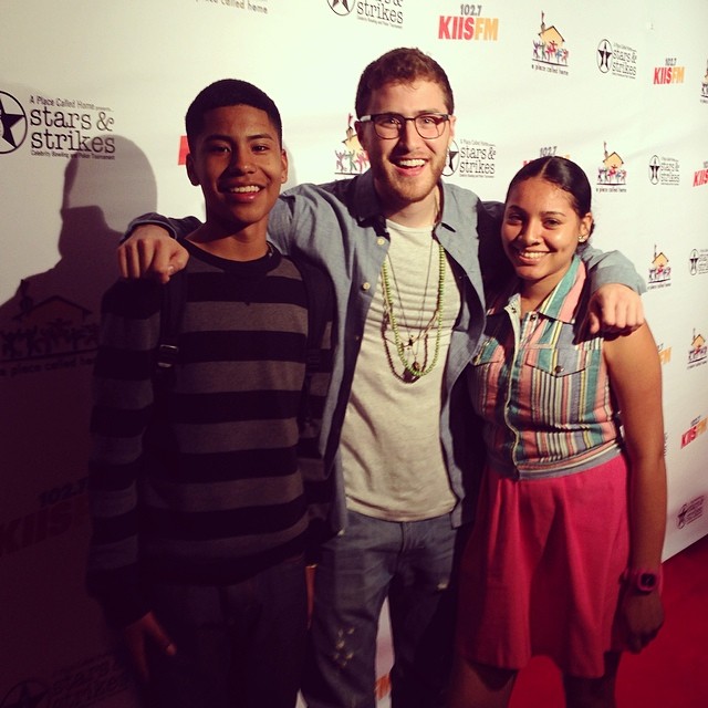Mike Posner with kids at Stars & Strikes 2014 at PINZ in Studio City, CA 3/19/14
Instagram @apch2830
 Mike Posner with kids at Stars & Strikes 2014 at PINZ in Studio City, CA 3/19/14
Instagram @apch2830