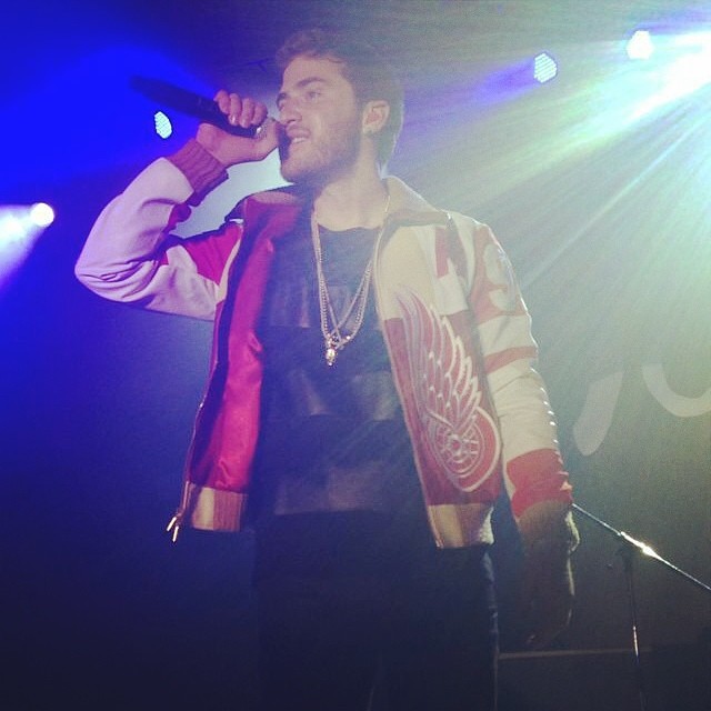 Mike Posner performaing at Albion College's Big Show 2014 in Albion, MI 4/21/14
Instagram @adleighrose
