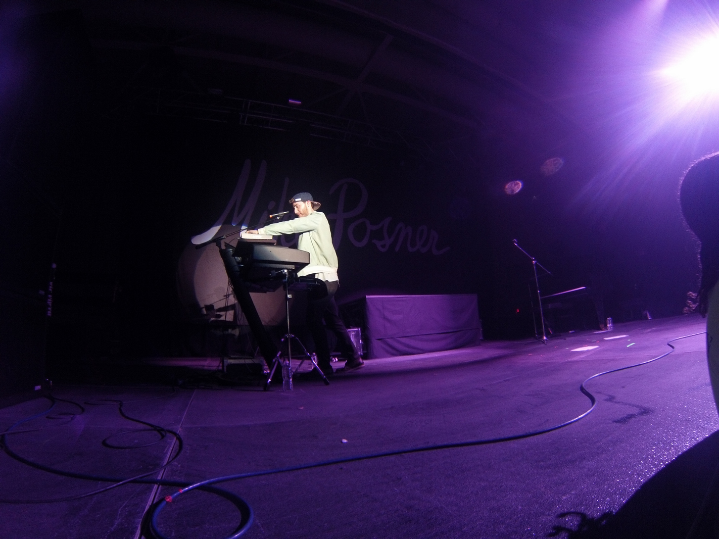 Mike Posner performaing at Albion College's Big Show 2014 in Albion, MI 4/21/14
Photo by Albion College
