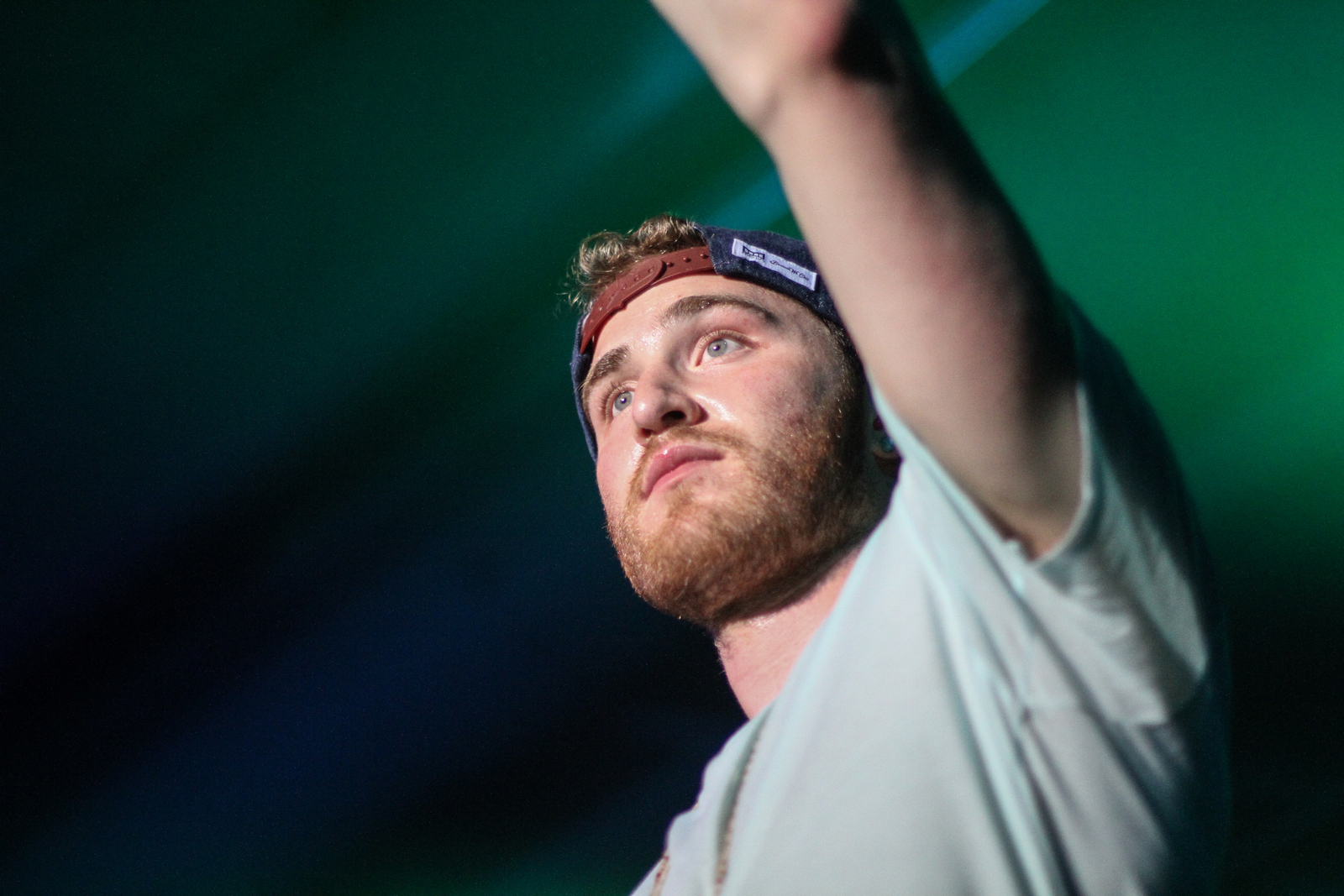 Mike Posner performaing at Albion College's Big Show 2014 in Albion, MI 4/21/14
Photo by Albion College
