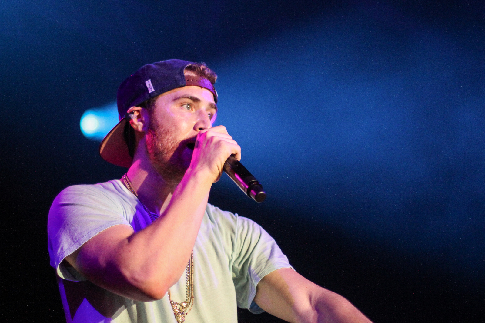 Mike Posner performaing at Albion College's Big Show 2014 in Albion, MI 4/21/14
Photo by Albion College

