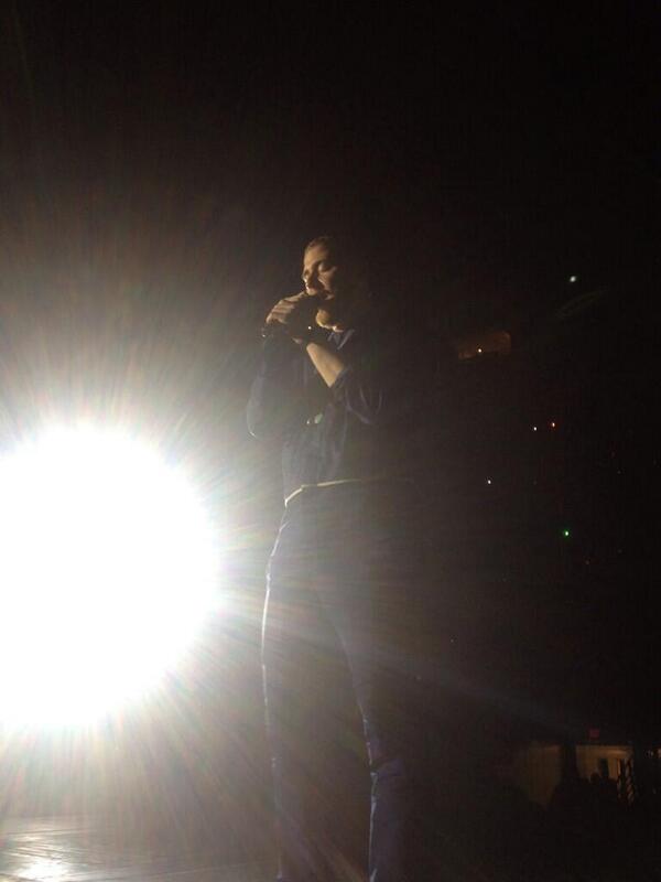 Mike Posner performing on the Believe Tour in Hartford, CT 7/18/13
