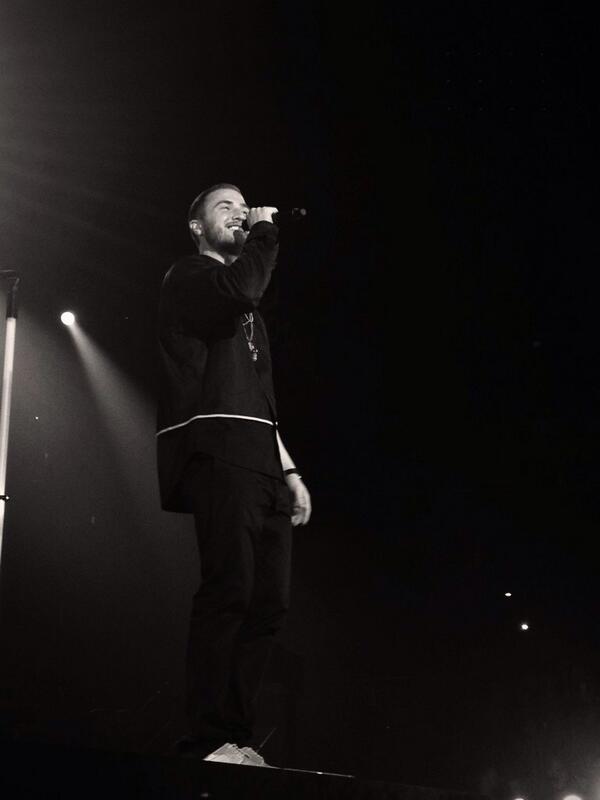 Mike Posner performing on the Believe Tour in Hartford, CT 7/18/13

