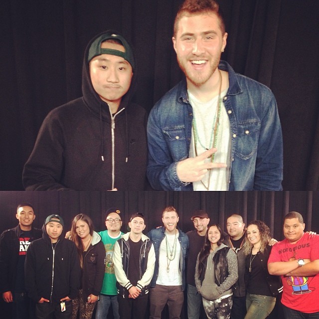Mike Posner with DJ Midnight and WiLD Style DJs at WiLD 94.9 radio station - San Francisco, CA 1/8/14 
Instagram @djmidnightsf
 Mike Posner with DJ Midnight and WiLD Style DJs at WiLD 94.9 radio station - San Francisco, CA 1/8/14 
Instagram @djmidnightsf