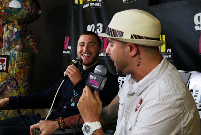 Mike Posner and DJ Toro at 92.3 NOW in NYC 8/5/13
Photo by 92.3 NOW
923now.cbslocal.com
 Mike Posner and DJ Toro at 92.3 NOW in NYC 8/5/13
Photo by 92.3 NOW
923now.cbslocal.com
