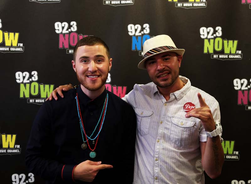 Mike Posner and DJ Toro at 92.3 NOW in NYC 8/5/13
Photo by 92.3 NOW
923now.cbslocal.com
 Mike Posner and DJ Toro at 92.3 NOW in NYC 8/5/13
Photo by 92.3 NOW
923now.cbslocal.com
