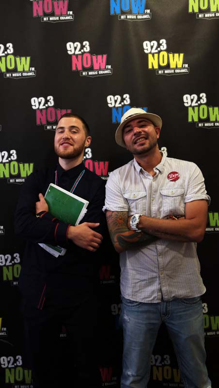 Mike Posner and DJ Toro at 92.3 NOW in NYC 8/5/13
Photo by 92.3 NOW
923now.cbslocal.com
 Mike Posner and DJ Toro at 92.3 NOW in NYC 8/5/13
Photo by 92.3 NOW
923now.cbslocal.com