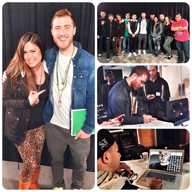 Mike Posner with DJ Vida V and WiLD Style DJs at WiLD 94.9 radio station - San Francisco, CA 1/8/14
Instagram @djvidav
 Mike Posner with DJ Vida V and WiLD Style DJs at WiLD 94.9 radio station - San Francisco, CA 1/8/14
Instagram @djvidav