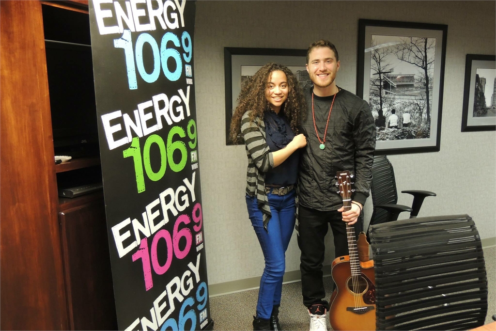 Mike Posner at ENERGY 106.9 in Milwaukee, WI 2/28/14
facebook.com/energy1069
