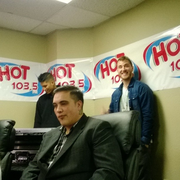 Mike Posner at the HOT 103.5 FM radio station - Sacramento, CA 1/8/14
Instagram @hot_1035
 Mike Posner at the HOT 103.5 FM radio station - Sacramento, CA 1/8/14
Instagram @hot_1035