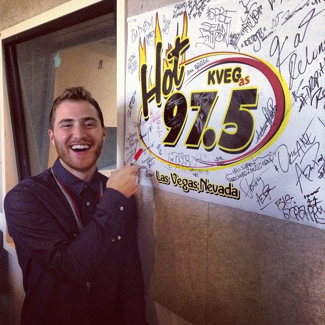 Mike Posner in the studio at HOT 97.5 KVEG - Las Vegas, NV 1/22/14
Instagram @hot975vegas
 Mike Posner in the studio at HOT 97.5 KVEG - Las Vegas, NV 1/22/14
Instagram @hot975vegas